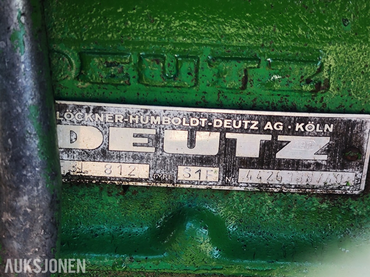 1966 Deutz D4005 - Frontlaster med skuffe – 44 hk