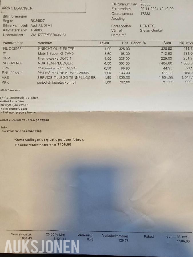 2011 Audi A1 1.2TSi 86HK MANUELL, 107000km