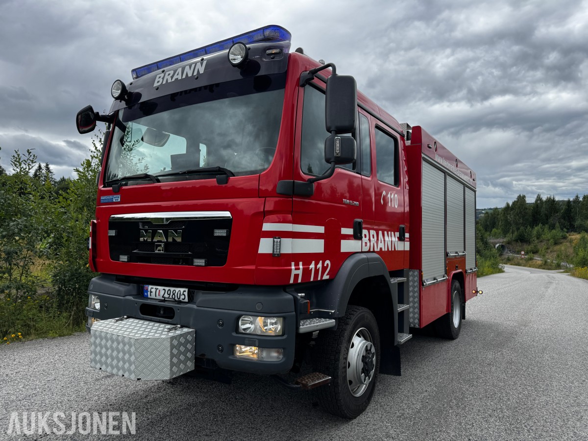 2010 MAN TGM13.290 komplett brannbil 4X4
