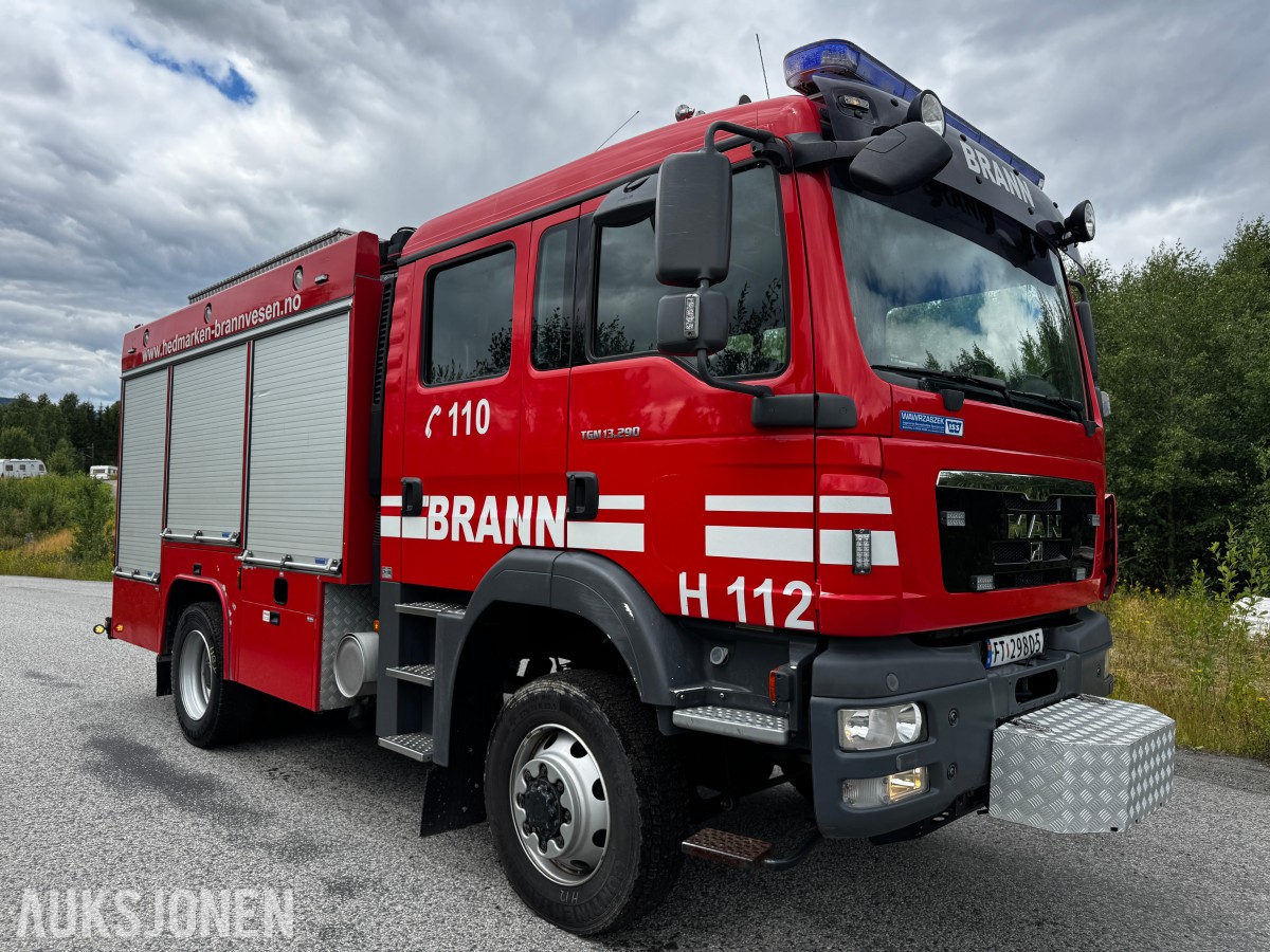 2010 MAN TGM13.290 komplett brannbil 4X4