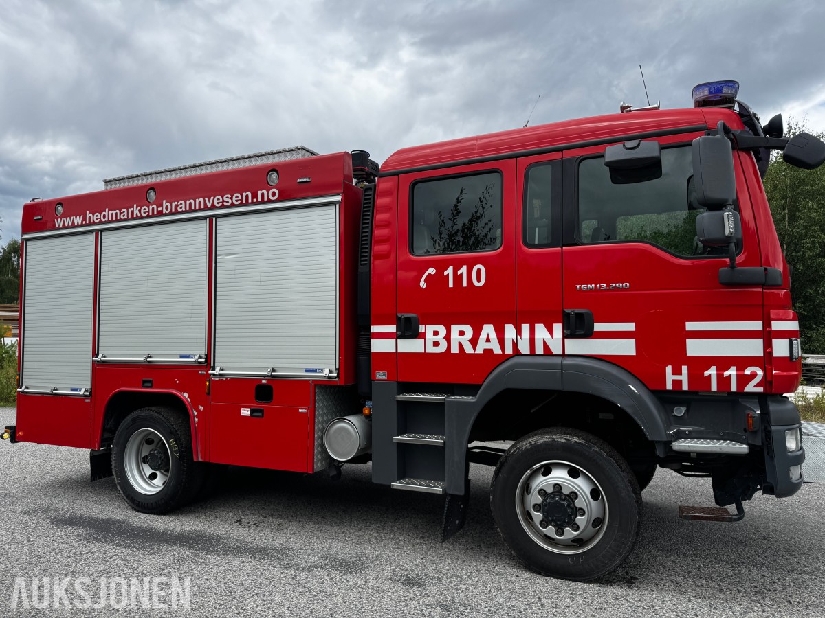 2010 MAN TGM13.290 komplett brannbil 4X4