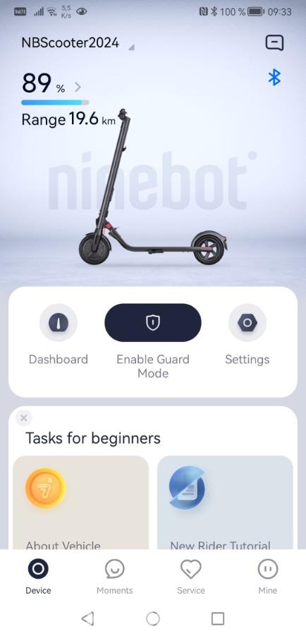 2022 Segway ninebot kick scooter E22E