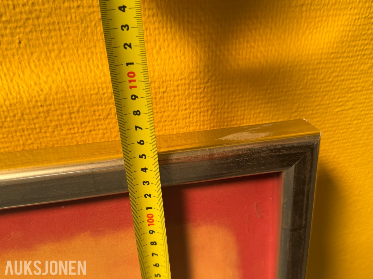 2 innrammede reproduksjoner etter Mark Rothko