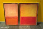 2 innrammede reproduksjoner etter Mark Rothko