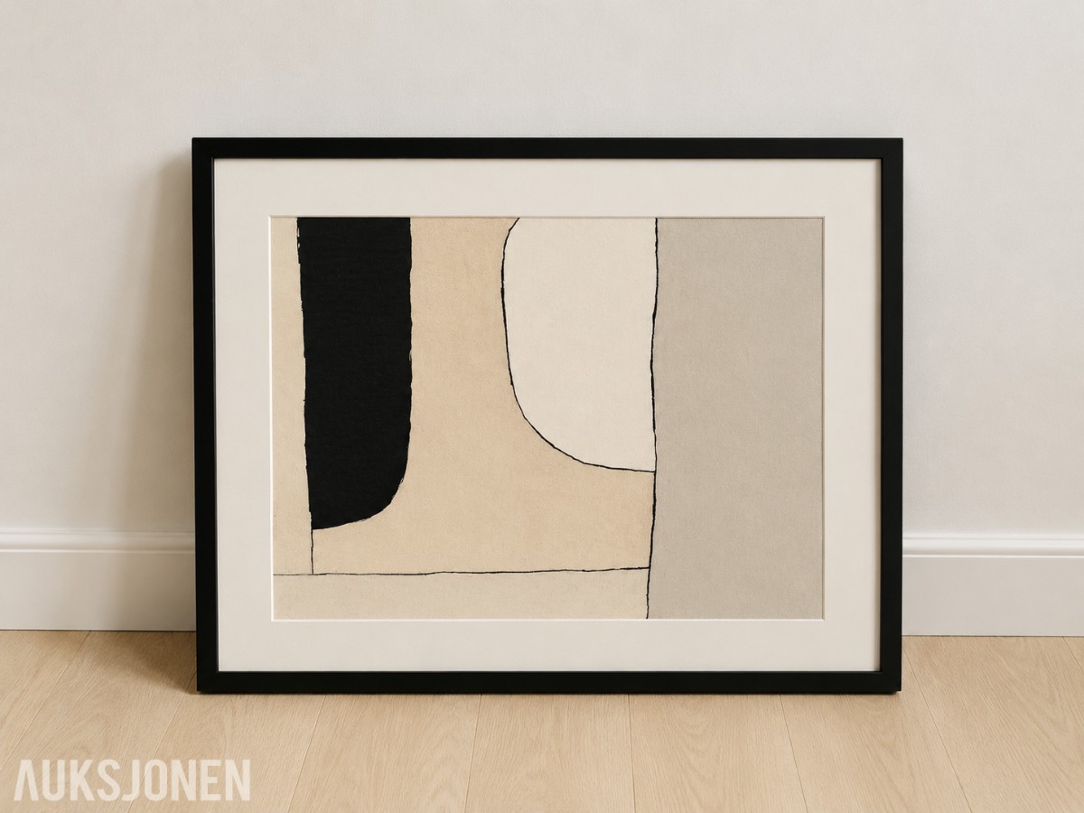 Etter William Scott – innrammet kunsttrykk ca 85 × 75 cm