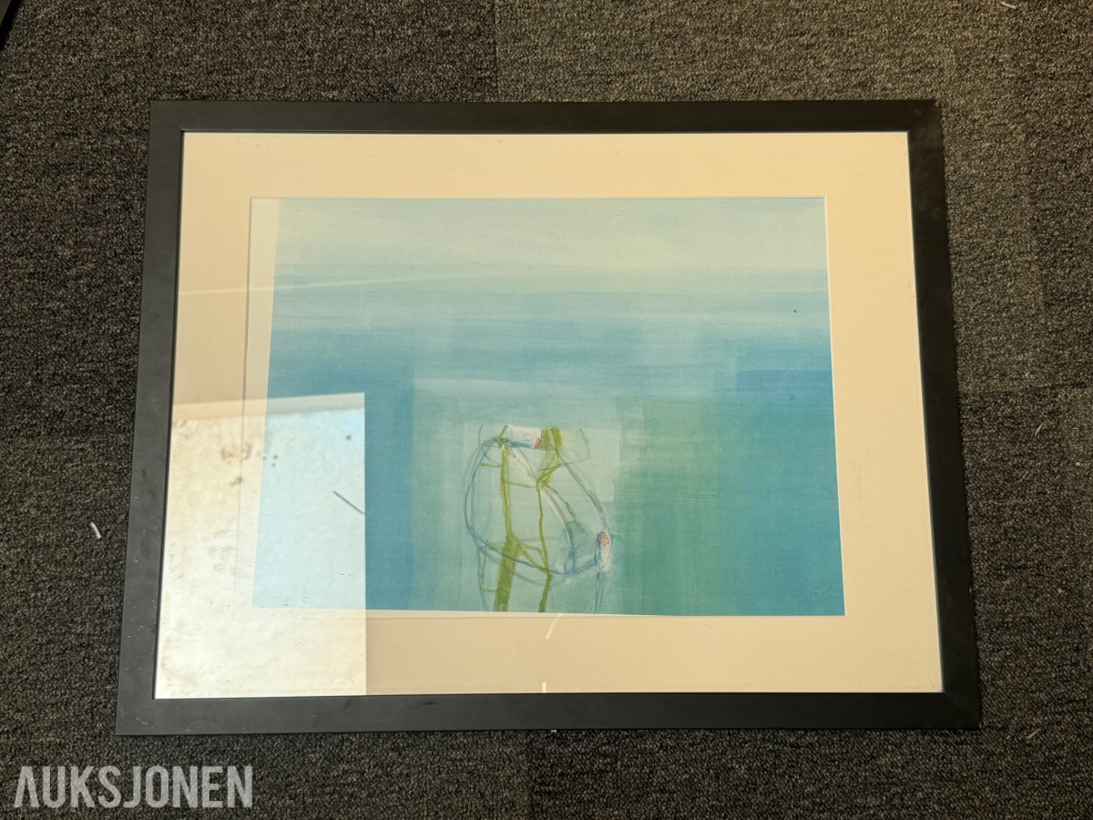 2 innrammede kunsttrykk av Susanne Stähli