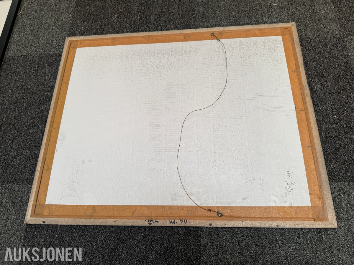 3 innrammede kunsttrykk av Astrid Heincke