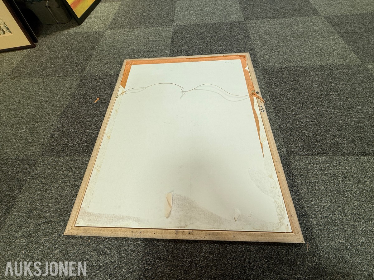 3 innrammede kunsttrykk av Astrid Heincke