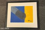 3 innrammede signerte serigrafier av Walter Fusi