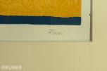 3 innrammede signerte serigrafier av Walter Fusi