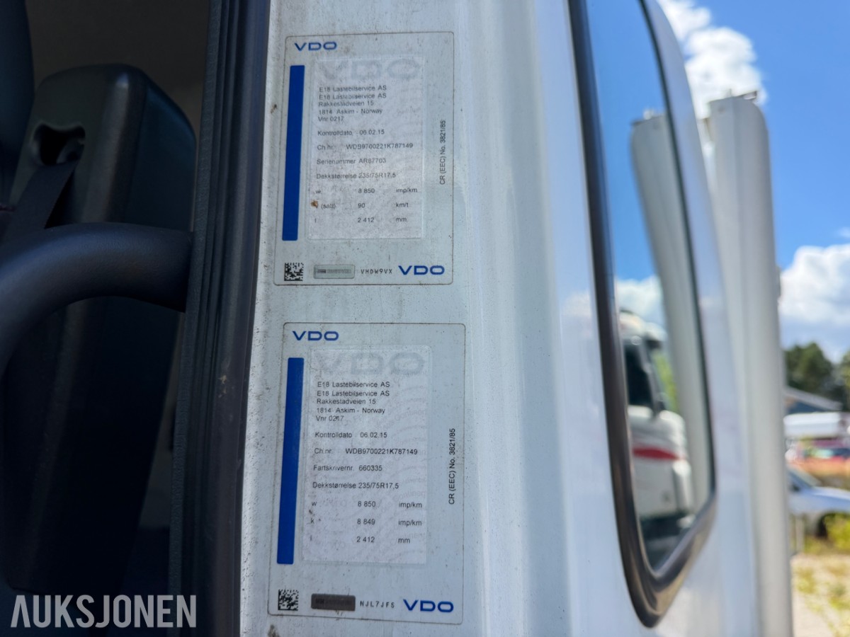 2003 Mercedes-Benz 823/33AT Atego Liftbil - Eurolift arbeidsplattform