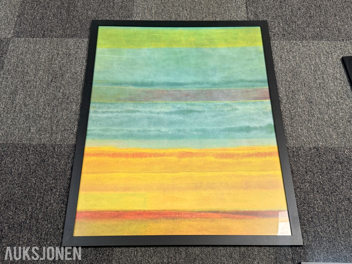 3 innrammede bilder og NorSun-minne i ramme