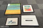 3 innrammede bilder og NorSun-minne i ramme