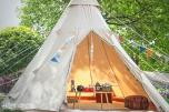 TIPI GLAMPINGTELT 500x500x350CM L/B/H.