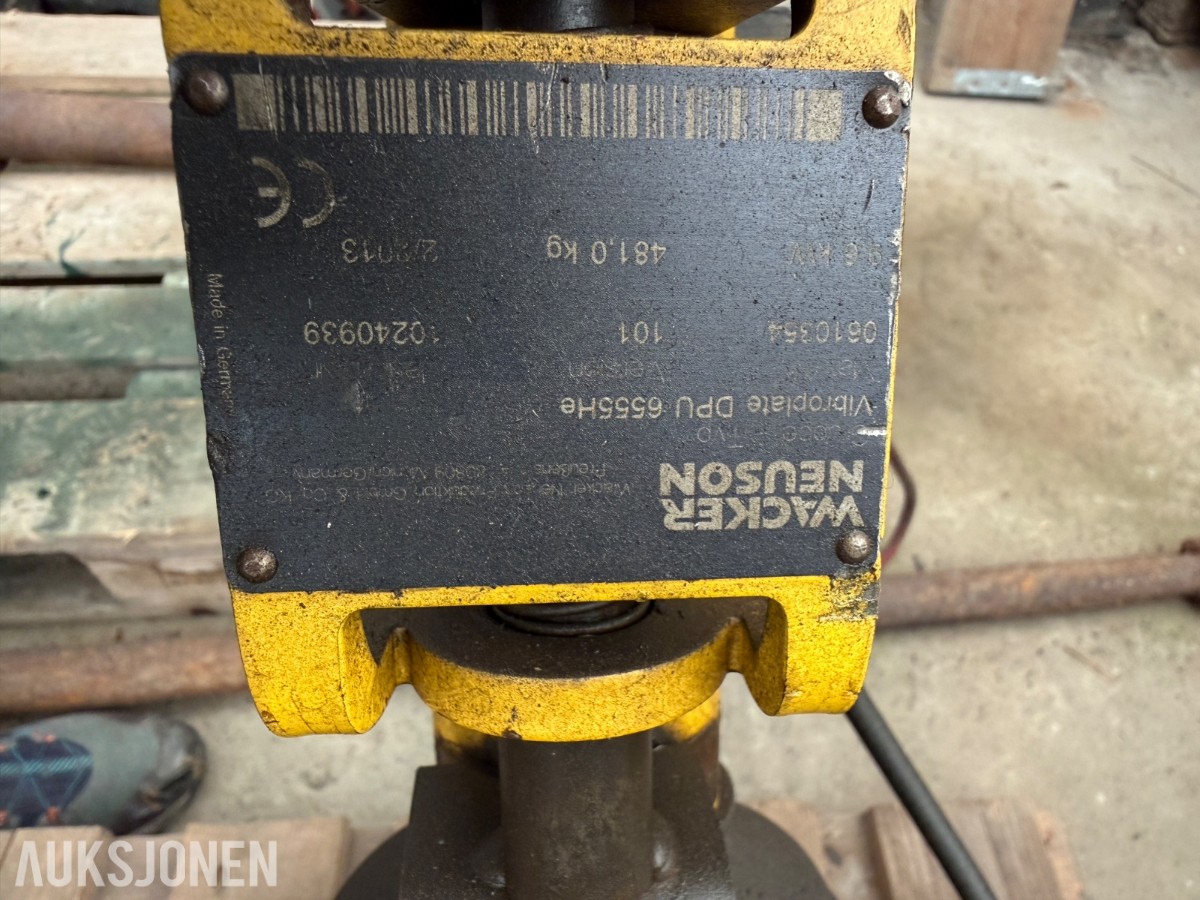 3 stk bomag vibroplater Rep-objekt