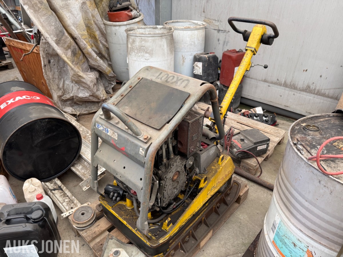 3 stk bomag vibroplater Rep-objekt