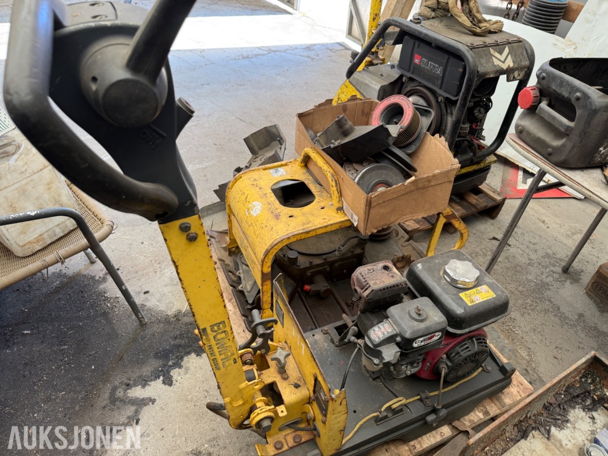 3 stk bomag vibroplater Rep-objekt