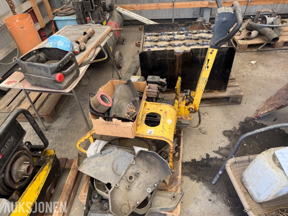 3 stk bomag vibroplater Rep-objekt