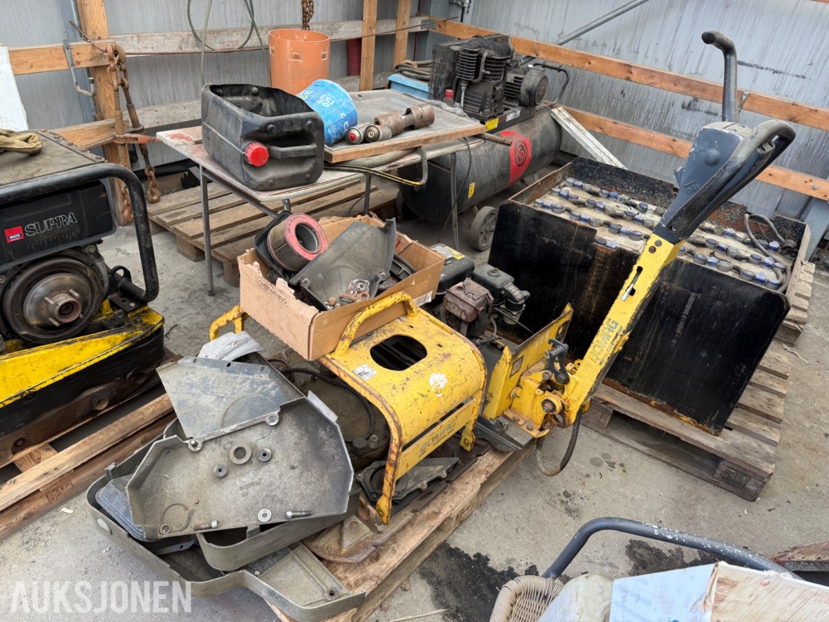 3 stk bomag vibroplater Rep-objekt