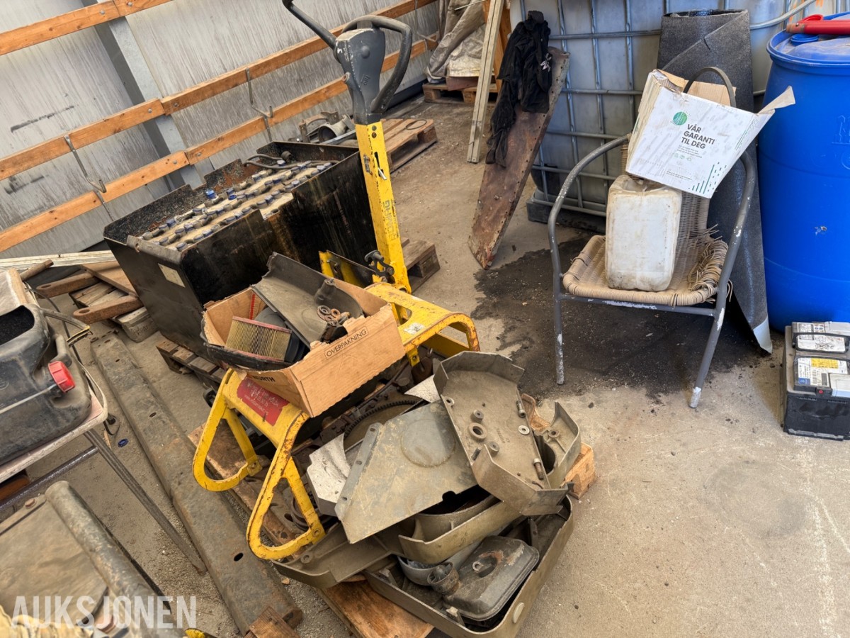 3 stk bomag vibroplater Rep-objekt