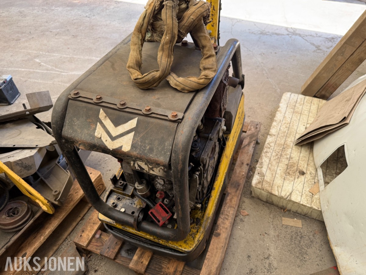 3 stk bomag vibroplater Rep-objekt