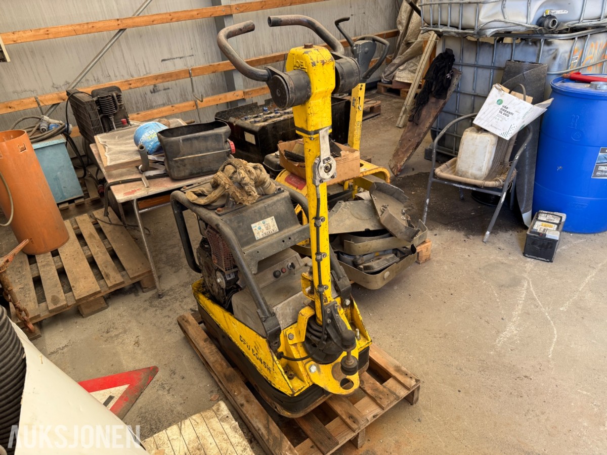 3 stk bomag vibroplater Rep-objekt