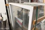 2 stk. Uldal vinduer B110x140 / Fastkarm / Hvite / Nye! 
