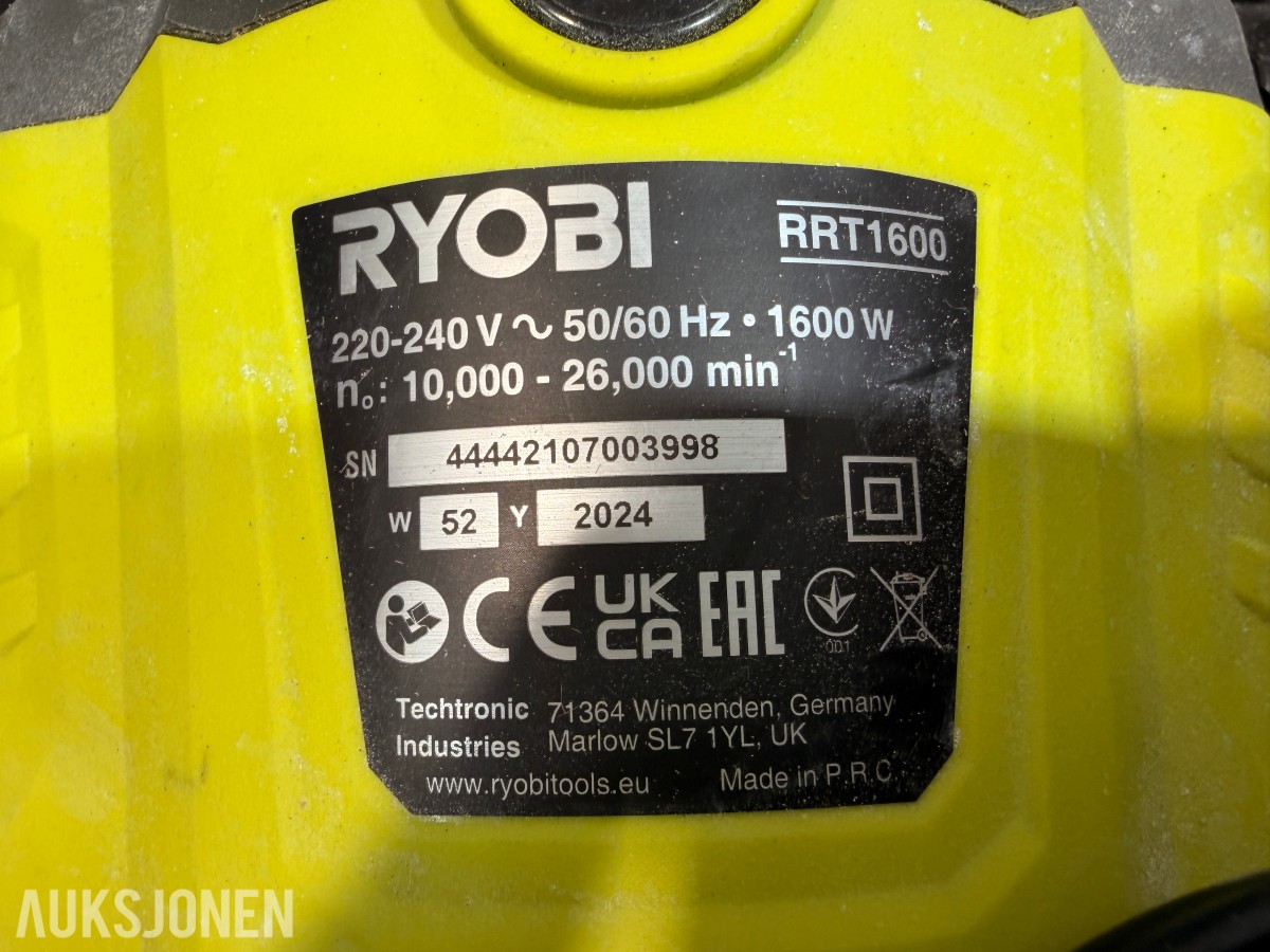 Parti med verktøy og tilbehør - Milwaukee, Ryobi og Skilsaw