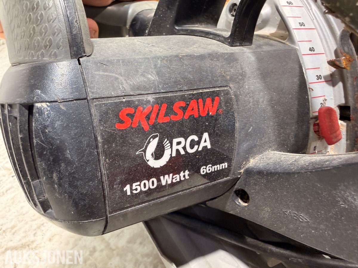 Parti med verktøy og tilbehør - Milwaukee, Ryobi og Skilsaw