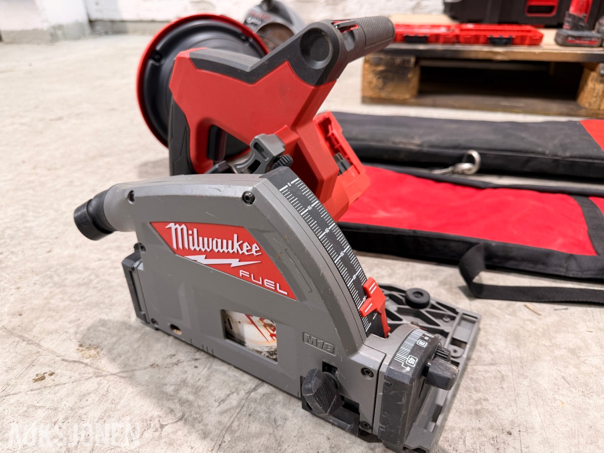 Parti med verktøy og tilbehør - Milwaukee, Ryobi og Skilsaw