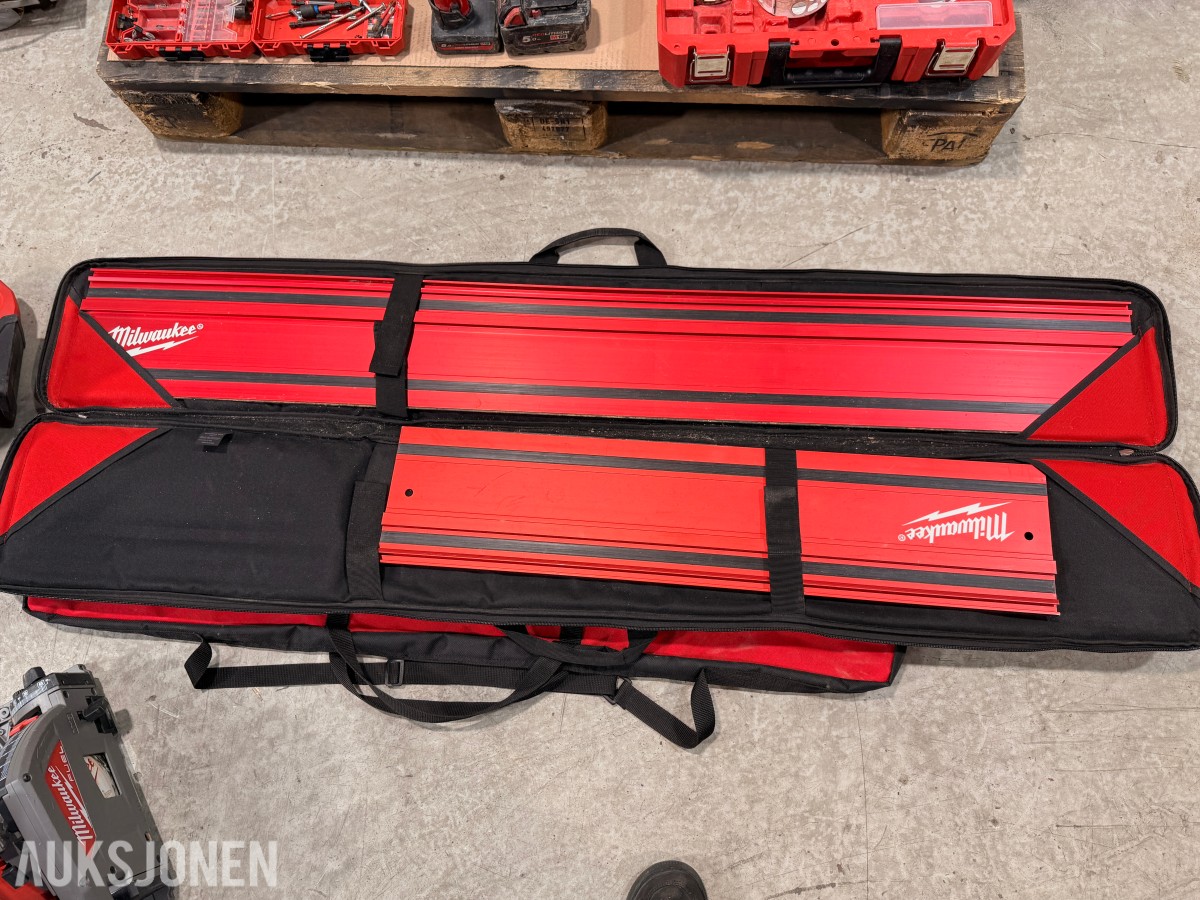 Parti med verktøy og tilbehør - Milwaukee, Ryobi og Skilsaw