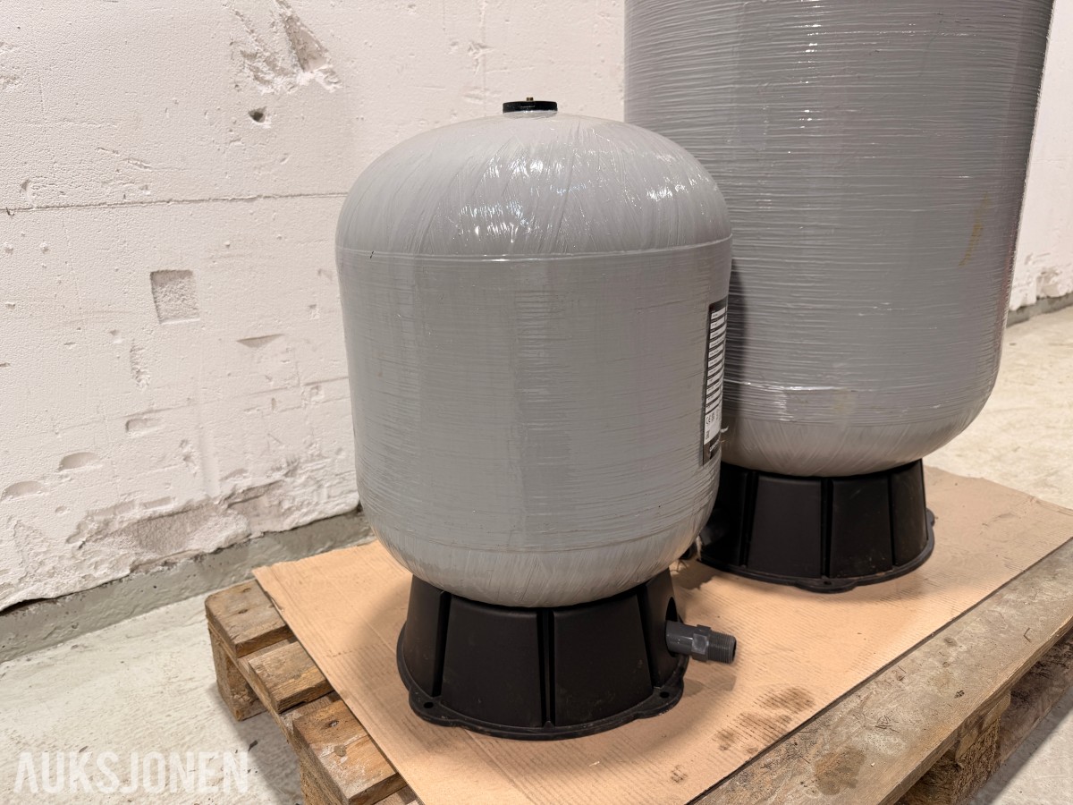 2 stk Grundfos GT-C trykktanker – 60 og 250 liter