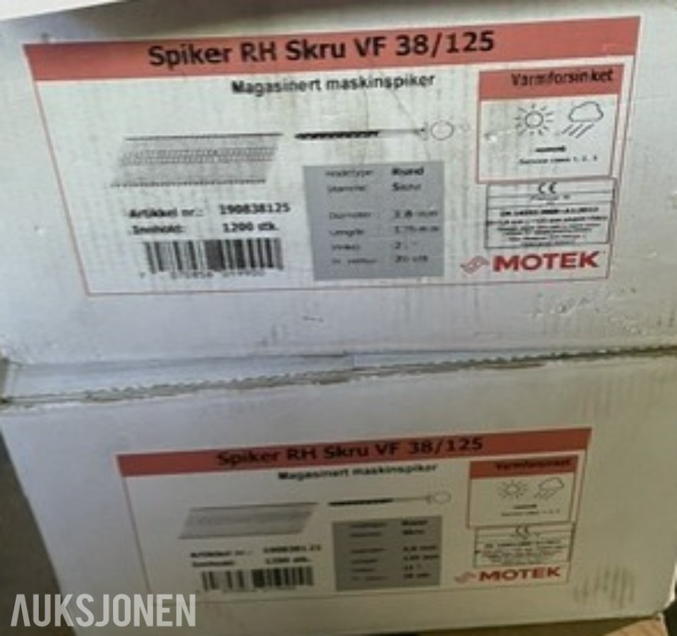 Bostitch spikerpistol 90+125 og spiker