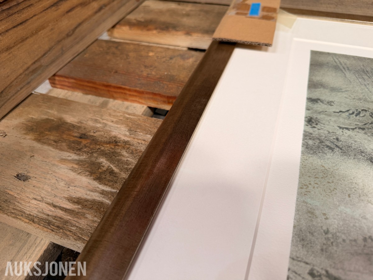 Espolin Johnson litografi «183/299» – innrammet originalgrafikk - INGEN MINSTEPRIS