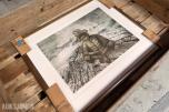 Espolin Johnson litografi «183/299» – innrammet originalgrafikk - INGEN MINSTEPRIS