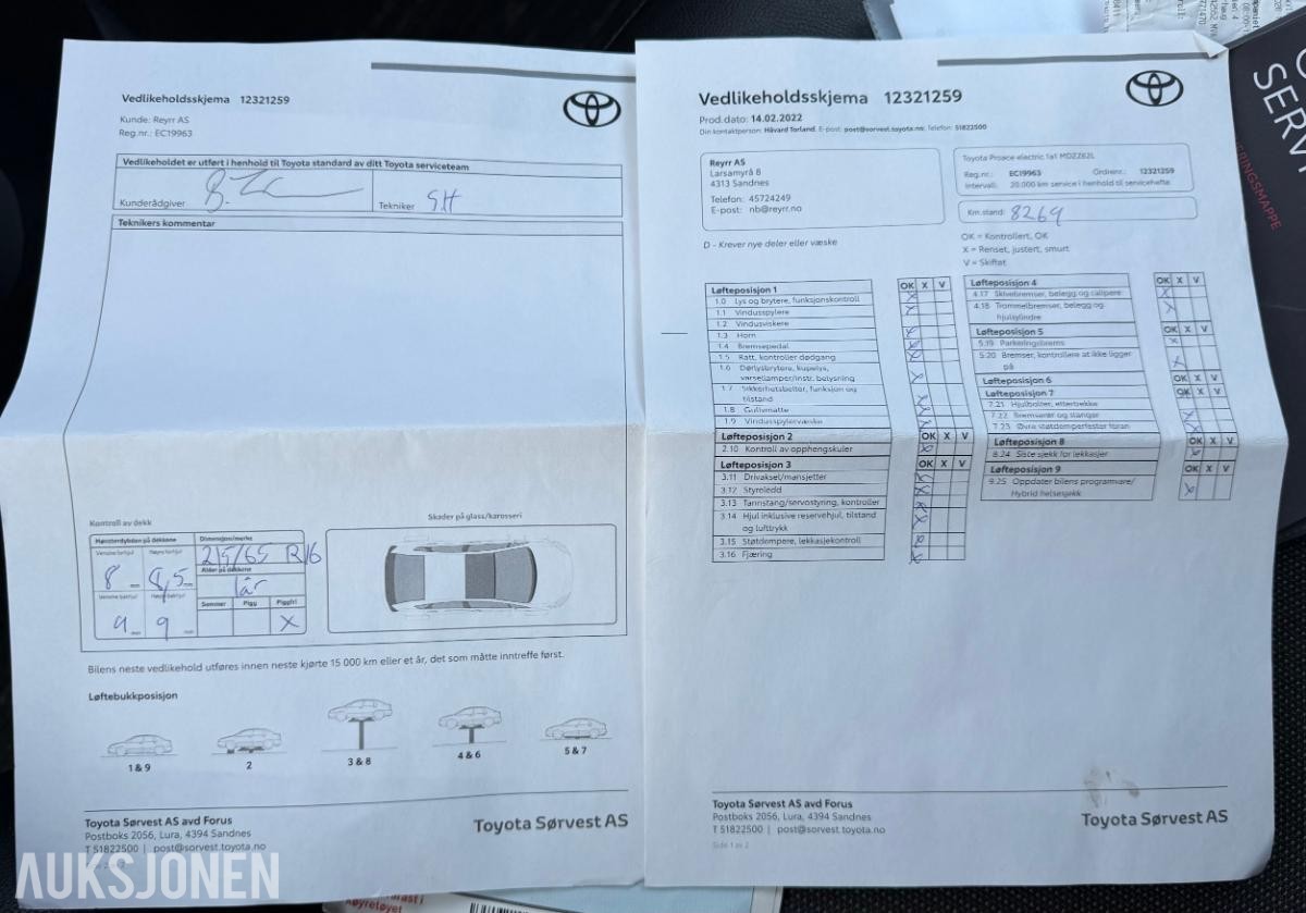 2021 Toyota ProAce, Electric 75kWt L2, 55000km