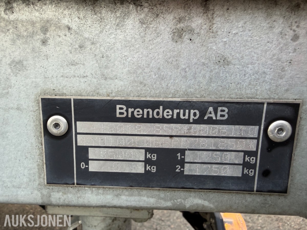2024 Brenderup TT5375ATB 3500kg