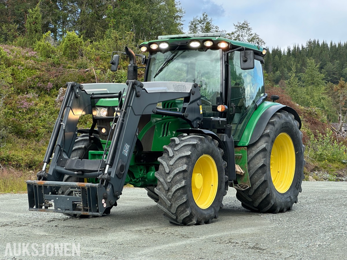 2014 John Deere 6125R | Quicke Q46 Frontlaster | 50 km/t