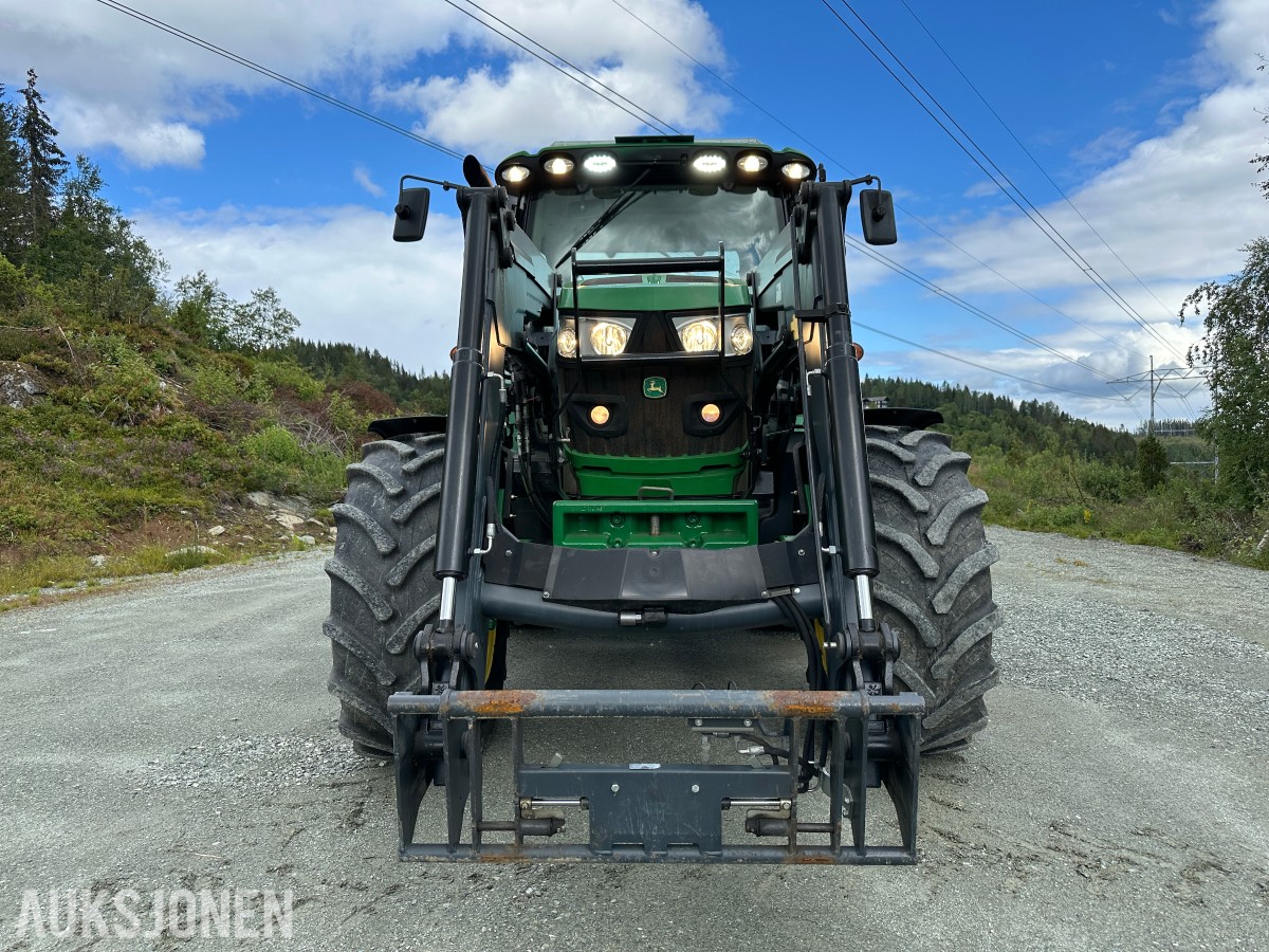 2014 John Deere 6125R | Quicke Q46 Frontlaster | 50 km/t