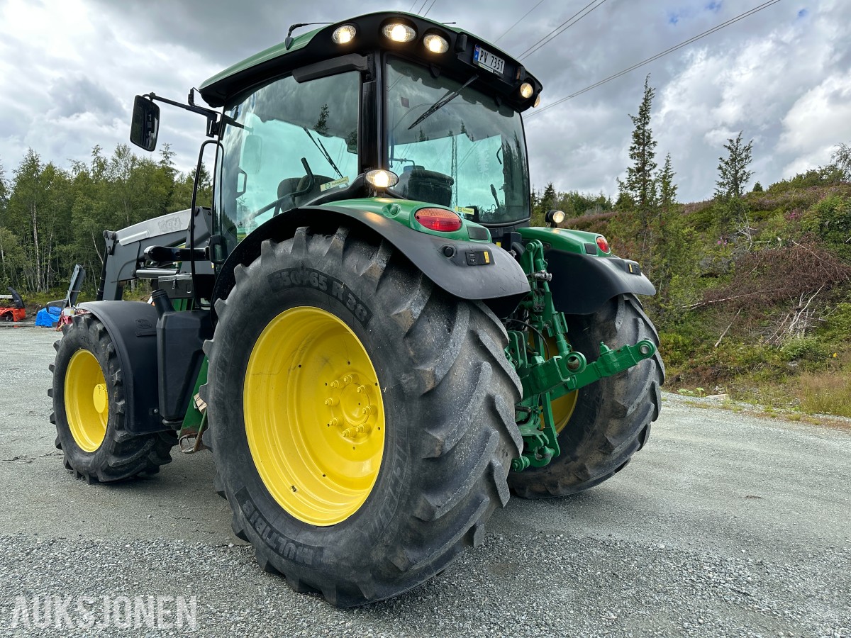 2014 John Deere 6125R | Quicke Q46 Frontlaster | 50 km/t