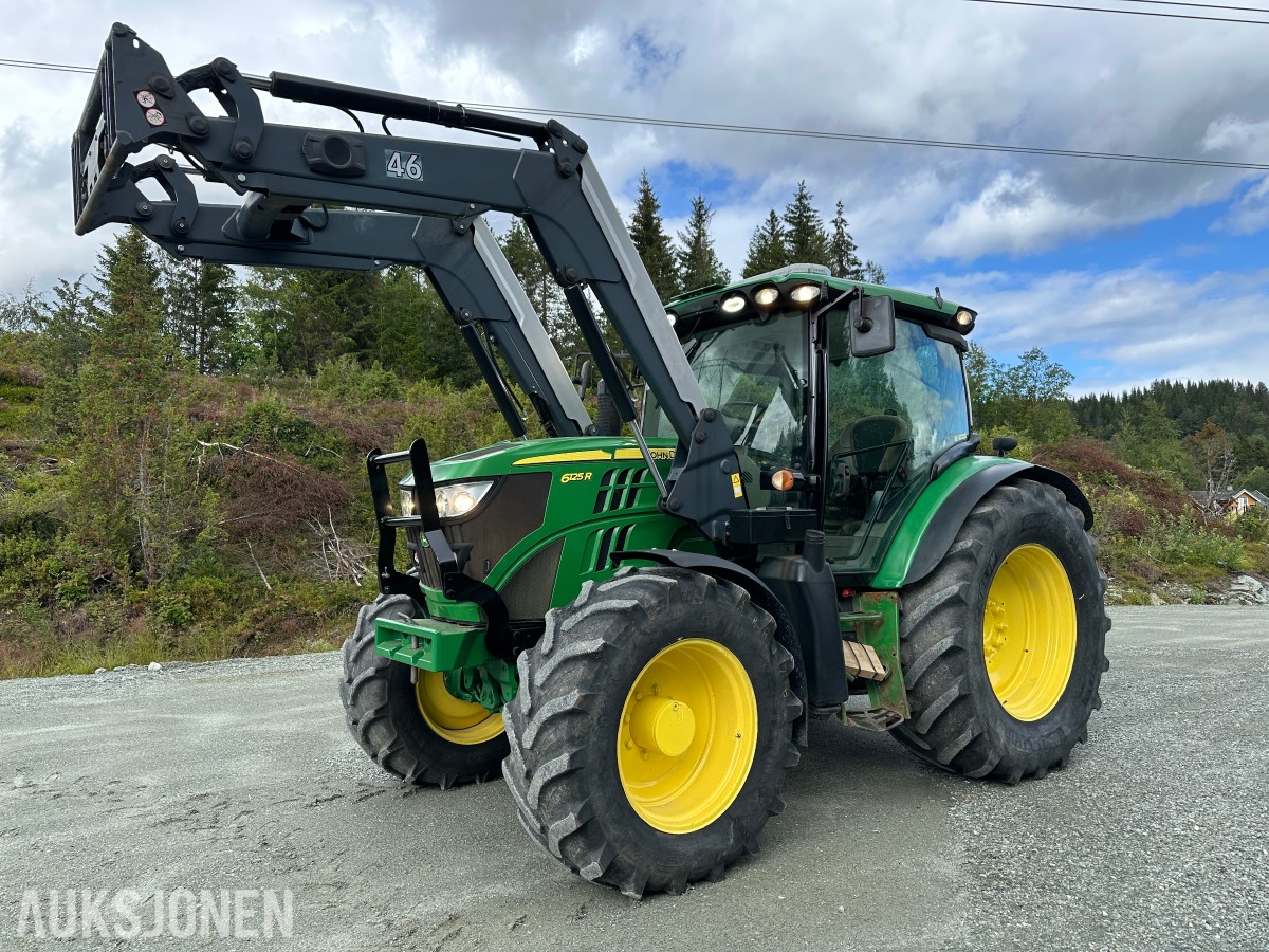 2014 John Deere 6125R | Quicke Q46 Frontlaster | 50 km/t