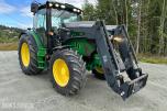 2014 John Deere 6125R | Quicke Q46 Frontlaster | 50 km/t