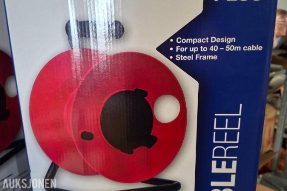 8 stk Gelia Plus Cable Reel – tomme kabeltromler/opprullingsvindere i originalemballasje