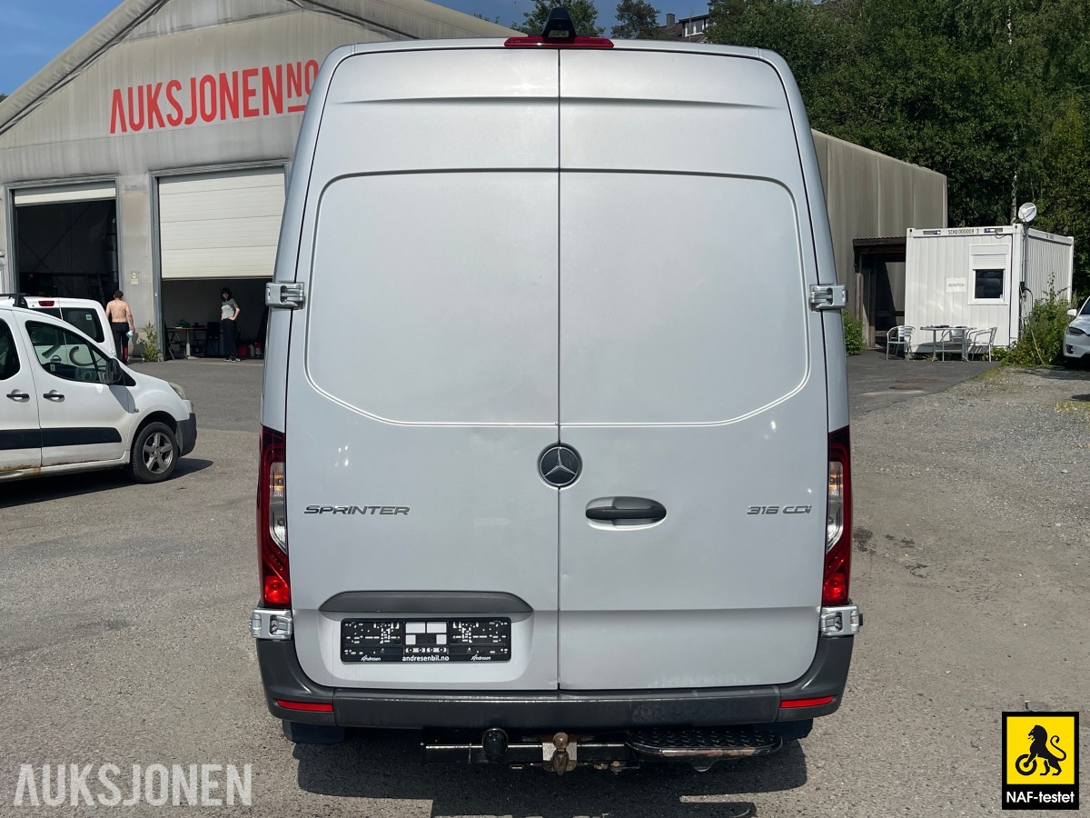2019 Mercedes-Benz Sprinter 163 HK AUT ACC HENGERFESTE LED KAMERA VARMER