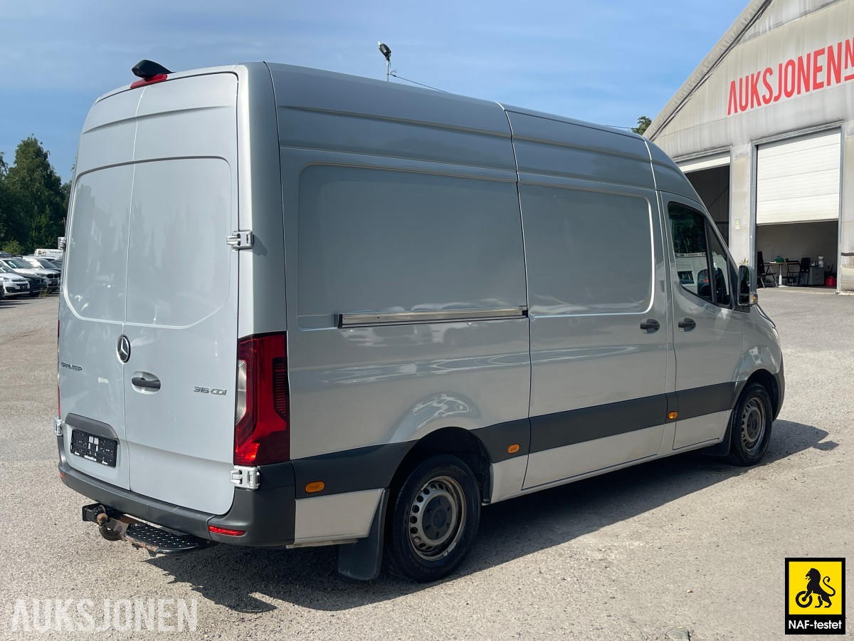2019 Mercedes-Benz Sprinter 163 HK AUT ACC HENGERFESTE LED KAMERA VARMER