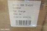 167 stk Univern Coverall orange - str 44/60/64