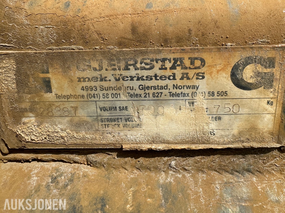 2000 - Volvo - L70D hjullaster – HK-feste og skuff