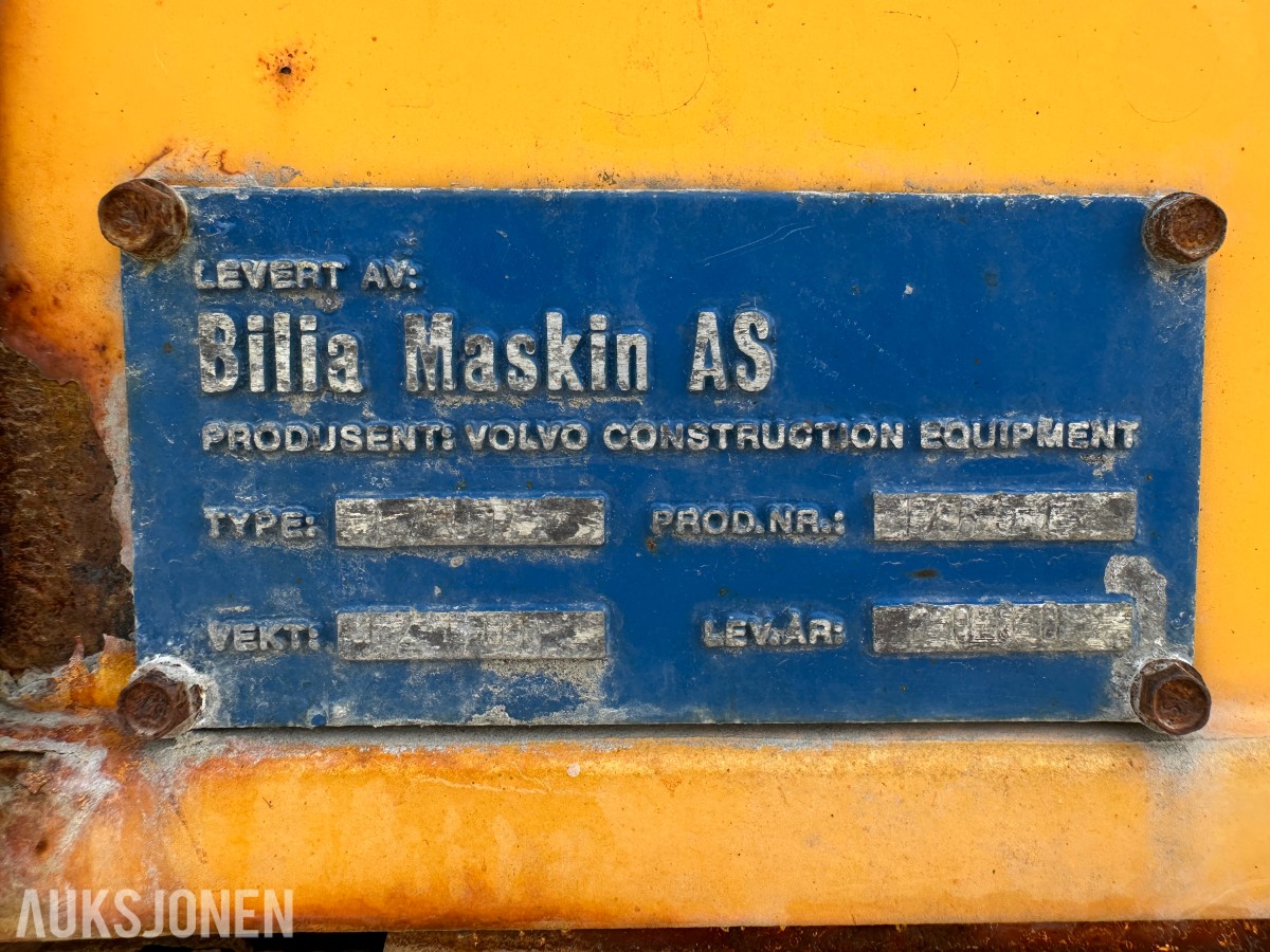 2000 - Volvo - L70D hjullaster – HK-feste og skuff