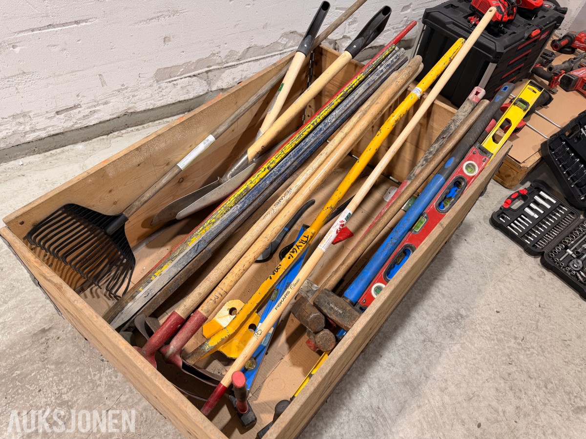 Milwaukee M18 elektroverktøy, batterier, verktøysett, redskaper og håndverktøy