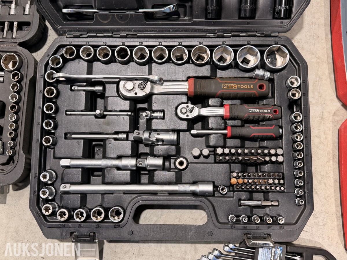 Milwaukee M18 elektroverktøy, batterier, verktøysett, redskaper og håndverktøy